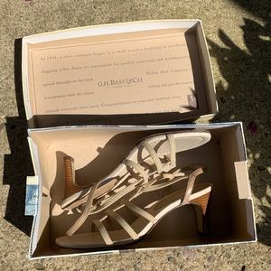 3 inch Taupe Heeled Sandals